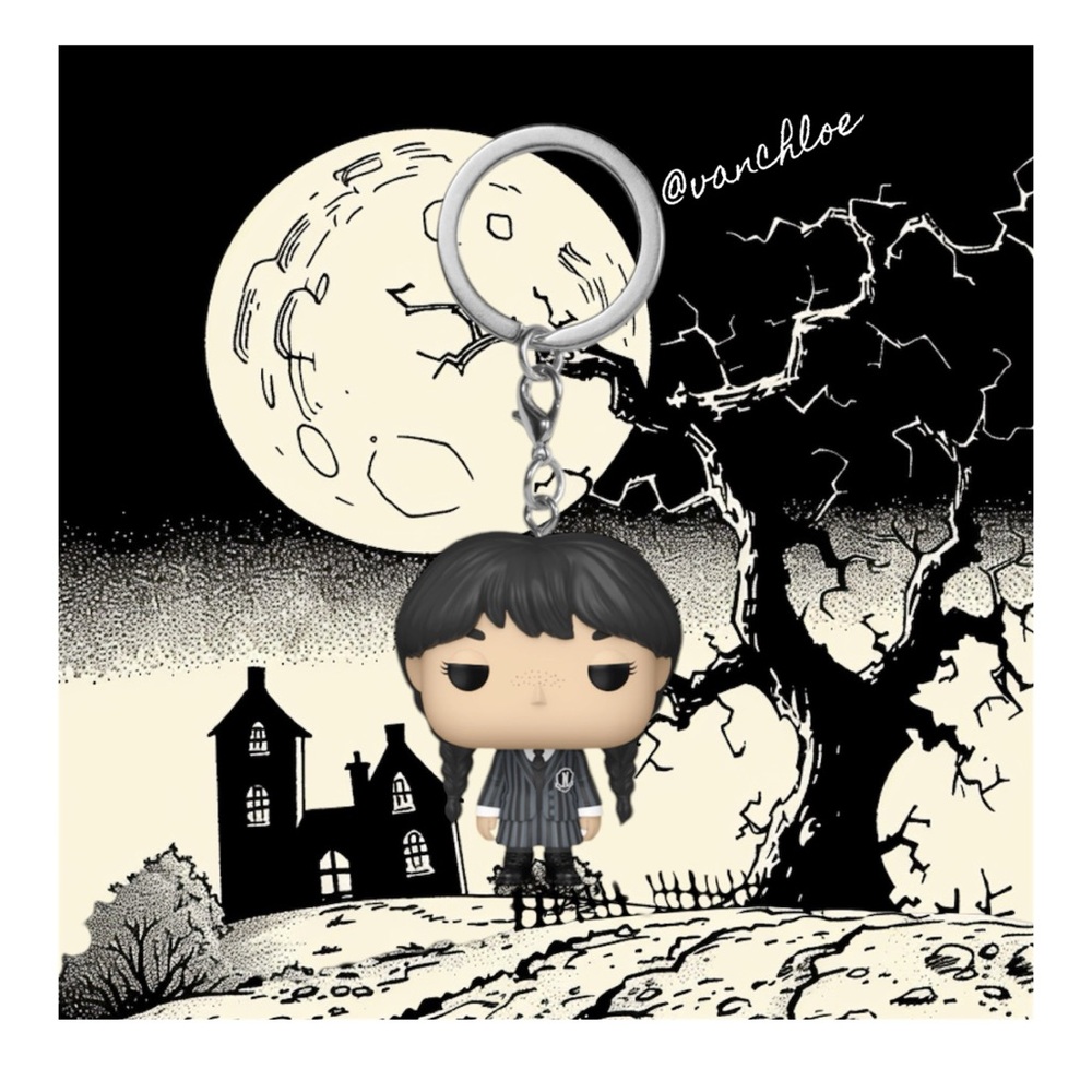 Wednesday Addams Pop Funko Keychain